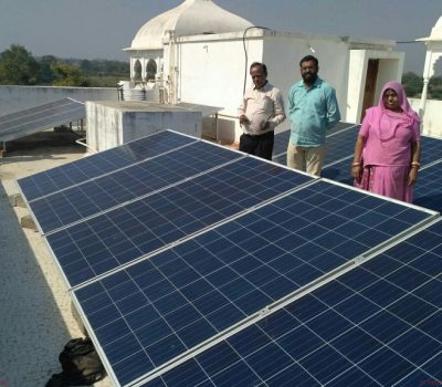 Residential solar plant Gujarat